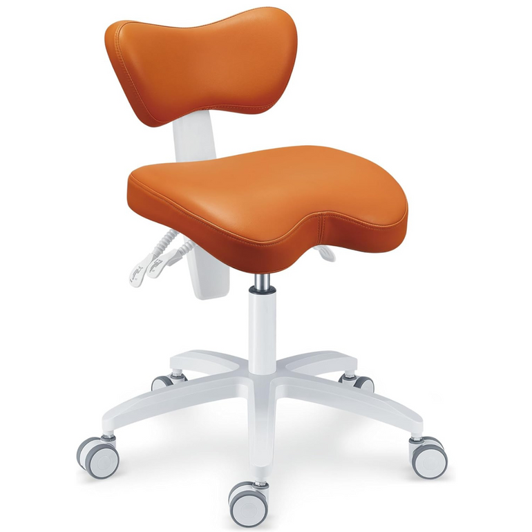 ErgoDent Professional Dental Operator Waterfall-Style Seat Chair | Sit Healthier