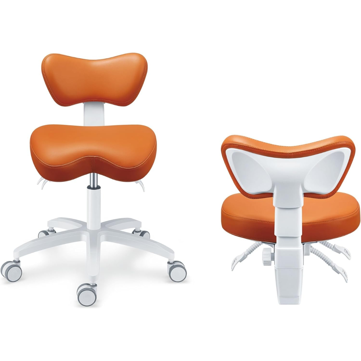 ErgoDent Professional Dental Operator Waterfall-Style Seat Chair | Sit Healthier