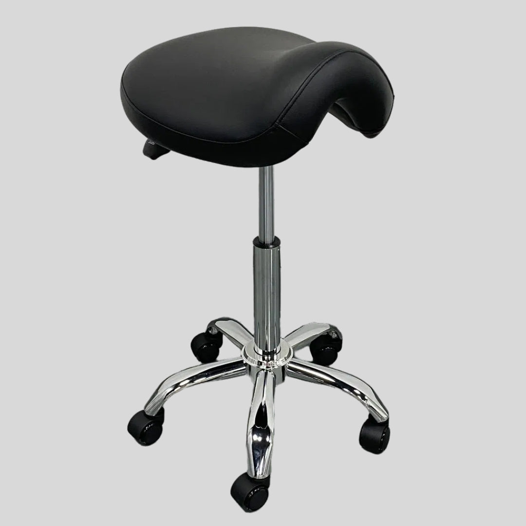 Saddle Stool: Heavy-Duty 500lb Capacity with Elegant Design | Sit Healthier