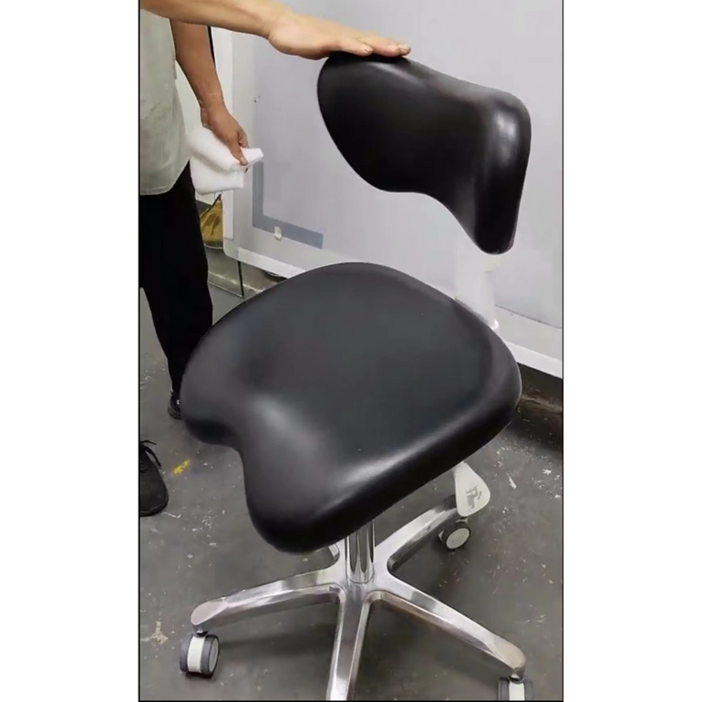 ErgoDent Professional Dental Operator Waterfall-Style Seat Chair | Sit Healthier