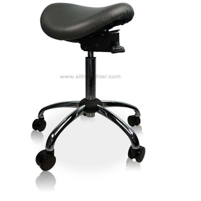 Tilting saddle online stool